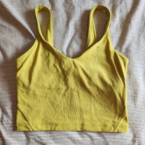 Lululemon Align Tank - Yellow Pear - size 4